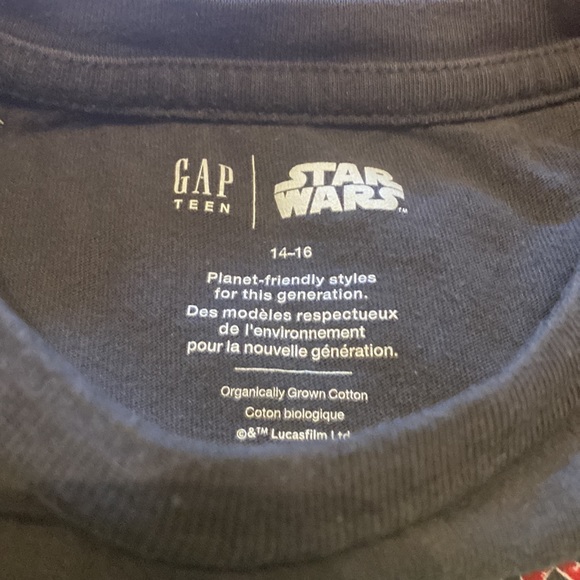 Boy’s Size 14-16 Star Wars The Book of Boba Fett 100% Cotton GAP T-shirt - Picture 3 of 4